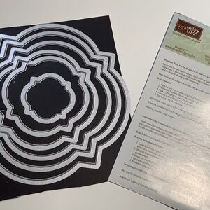 Stampin’ Up die cuts. Framelets